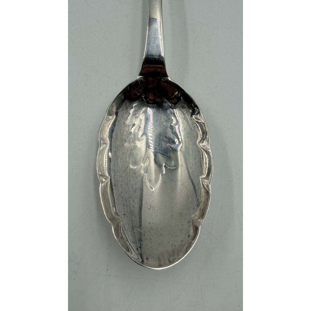 Vintage 1950's 14" Gorham N24 EP Silver Plate Large Serving Spoon Silverplate - Picture 2 of 5